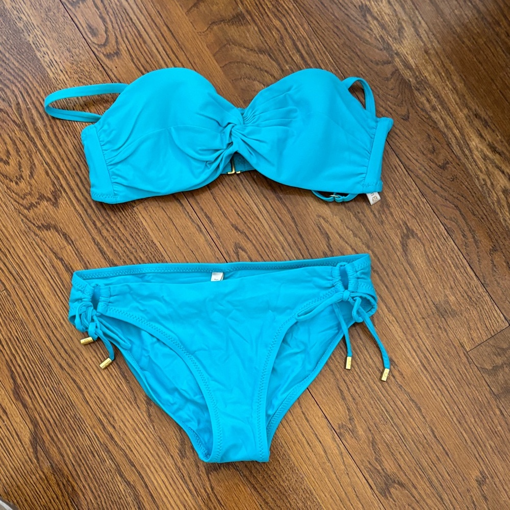 Helen Jon Turquoise Bikini Set